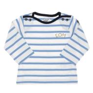 Camiseta EOM Eloris Raye Blanco/Azul de niño