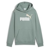Sudadera con capucha verde para niño Puma Ess2 Color barato