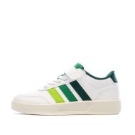 Zapatillas blancas/verdes para niño Adidas Breaknet 3.0 barato