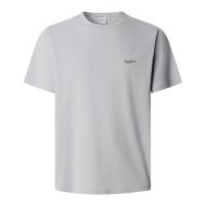 Men’s Light Grey T-shirt, Pepe Jeans Contrast Connor