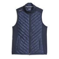 Women's navy Puma Quilted Sleeveless Coat