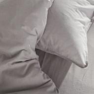 Plain grey putty cotton bed linen set Today 220x240 Photo of the Espace des Marques %store% store - view of %key%