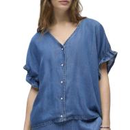 Blouse fluide Bleu femme Vero Moda Frame