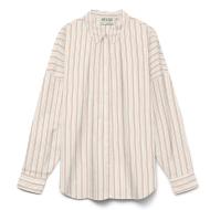 Rosa/beiges gestreiftes Damenhemd von Vero Moda Paris günstig