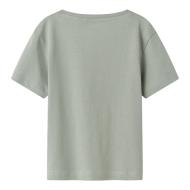 T-Shirt Vert Garçon Name it Vagnos vue 2