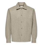 Chemise Beige Homme Only & Sons Stavi Ash pas cher