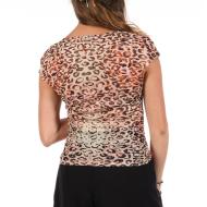 Top con estampado de leopardo para mujer de Guess W1GP9JK2X51 ver 2