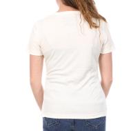 T-Shirt Crème Femme Le Coq Sportif Coq Marshmallow vue 2