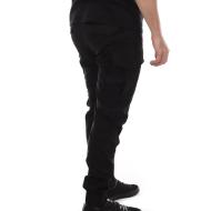 Cargohose Schwarz Mann Schott Relax Ansicht 2