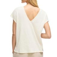 T-Shirt Beige Femme Vila Visyma vue 2