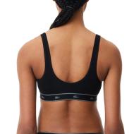 Sujetador negro para mujer Lacoste IF8626 ver 2