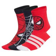 X3 Pares de Calcetines Rojos Spider-Man para Niños Adidas Performance Marvel barato