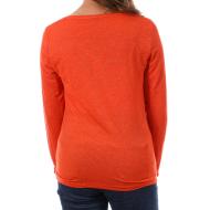 Pieces Tamara Camiseta de rayas naranja para mujer ver 2