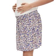 Jupe Beige/Violette Femme Mamalicious Celia pas cher