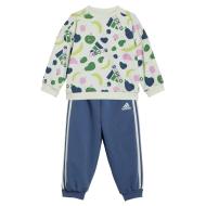 Girl's Adidas Fruit Trainingsanzug Blau/Weiß Ansicht 2