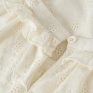 Blusa blanca para niña Lil' Atelier Hosa Loose ver 3