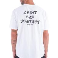 Hurley Men’s White T-shirt – Print And Destroy Photo of the Espace des Marques %store% store - view of %key%