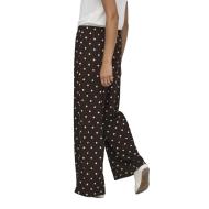 Pantalon fluide Beige/Marron à pois Femme JDY Ebbie vue 2
