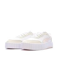 Baskets Blanc/Rose/Beige Femme Puma Carina Mia vue 6