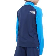 Sweat Bleu Garçon The North Face Perf 1/4 Zip vue 2