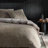Today Beige Fleece Bed Linen 240x220 affordable