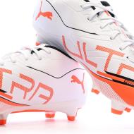 Footwear White/Orange Men Puma Ultra 5 Play FG/AG Photo of the Espace des Marques %store% store - view of %key%