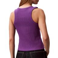 Women's Purple Tank Top Calvin Klein Jeans A Woven Label Photo of the Espace des Marques %store% store - view of %key%