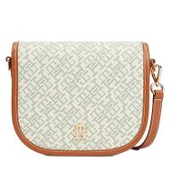 Green Women's Shoulder Bag Tommy Hilfiger Th Monoplay Leather affordable