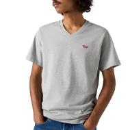 Camiseta Levi's Original gris de hombre con cuello de pico 85641 barato