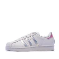 Superstar J Baskets blanches junior Adidas pas cher