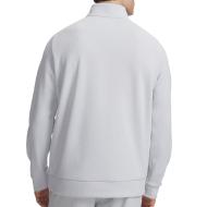Herren-Sweatshirt mit 1/4-Reißverschluss, hellgrau, Under Armour Fleece 1373358 Ansicht 2