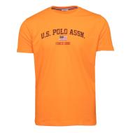 T-Shirt Orange Homme US Polo ASSN Nick
