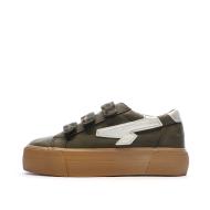 Baskets Kaki Plateforme Femme Kaporal Clovia