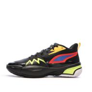 Schwarze/grüne Sneaker-Schuhe Herren Puma Genetics günstig
