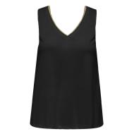 Tanktop Schwarz Frau JDY Lurex günstig