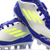 Chaussures de football Bleu/Gris Argent Garçon Adidas F50 Club vue 7