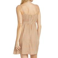 Vestido a cuadros marrón Billabong So Dainty para mujer ver 2