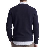 Jersey azul marino para hombre Jack & Jones Globe Knit ver 2