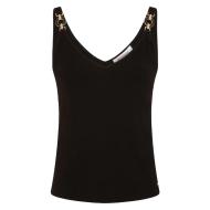 Camiseta de tirantes negra de mujer Morgan DANIELA ver 2