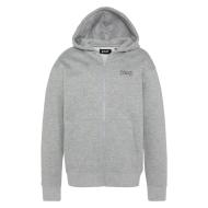 Graues Sweatshirt mit Reißverschluss für Jungen Schott Cap günstig