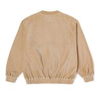 Sweat Top Vans Cord Beige Mujer ver 2