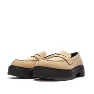 Geox Spherica Women's Beige/Black Loafers Photo of the Espace des Marques %store% store - view of %key%