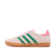 Baskets Rose/Vert Adidas Gazelle pas cher
