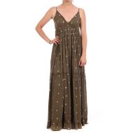 Vestido de color caqui para mujer EBEN