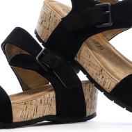 Chattawak Laspinas Women's Black Sandals Photo of the Espace des Marques %store% store - view of %key%