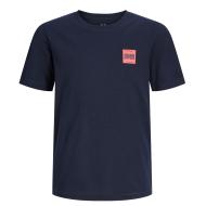 Camiseta azul marino para niño de Jack & Jones, Brandy