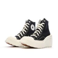 Schwarze Sneakers Frau Converse Chuck 70 De Luxe Wedge A06478C Ansicht 6