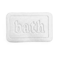 White Utility Memory Foam Rug 40x60 affordable