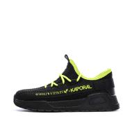 Baskets Noir/Jaune Garçon Kaporal Dofini pas cher