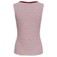Camiseta sin mangas roja y blanca para mujer JDY Sissy ver 2